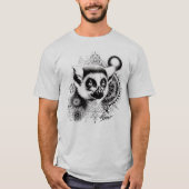 Overstroomde Lemur Heilige Geometrie T-shirt (Voorkant)
