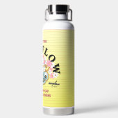 OVERSTROOMFles, ontworpen door Adiela Akoo Waterfles (Achterkant)