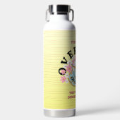 OVERSTROOMFles, ontworpen door Adiela Akoo Waterfles (Voorkant)