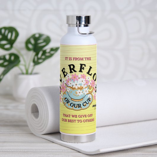 OVERSTROOMFles, ontworpen door Adiela Akoo Waterfles (Yoga)