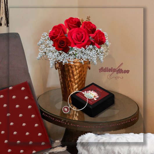 OVERSTROOMRode Kussenslopen - Adiela Akoo