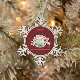 OVERSTROOMSneeuwvlokvormig Ornament