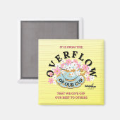 OVERSTROOMVANG Magnet ontworpen door Adiela Akoo (Voorkant / Achterkant)