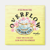 OVERSTROOMVANG Magnet ontworpen door Adiela Akoo (Voorkant)