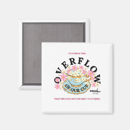 OVERSTROOMVANG Magnet ontworpen door Adiela Akoo