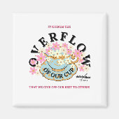 OVERSTROOMVANG Magnet ontworpen door Adiela Akoo (Voorkant)