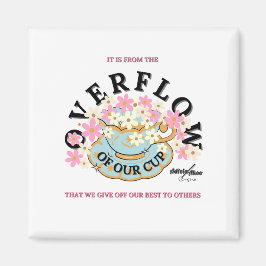 OVERSTROOMVANG Magnet ontworpen door Adiela Akoo