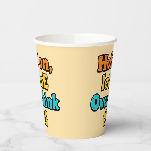 Overthink This Gradient: A Life Typographical Tip Papieren Bekers (Links)