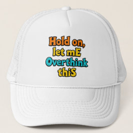 Overthink This Gradient: A Life Typographical Tip Trucker Pet