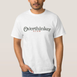 Overthinker Club – Vintage Minimalistisch T-shirt