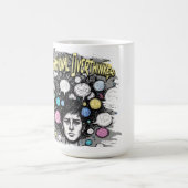overthinker funny design koffiemok (Center)