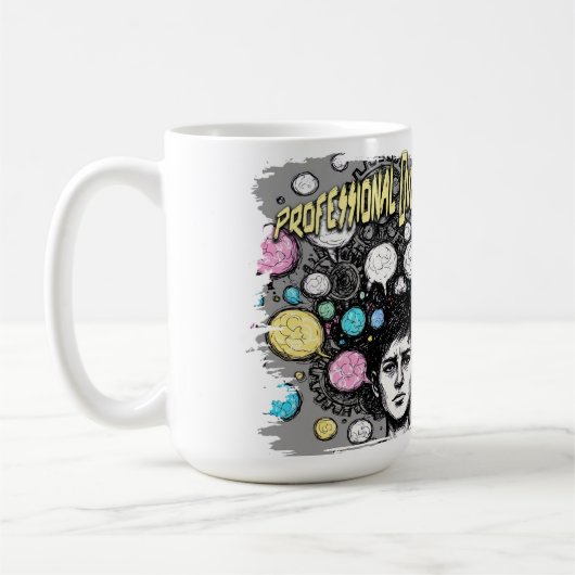 overthinker funny design koffiemok (Links)