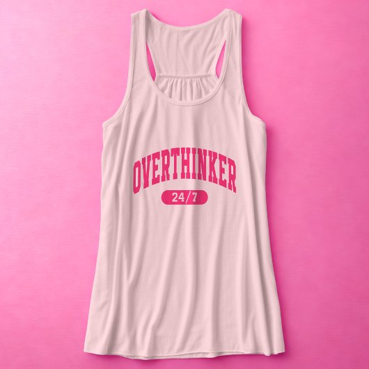 Overthinker Funny Women's Tanktop