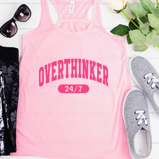 Overthinker Funny Women's Tanktop
