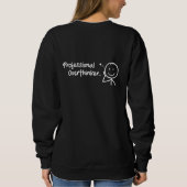 Overthinker Humor Long Sleeve Shirt (Achterkant)
