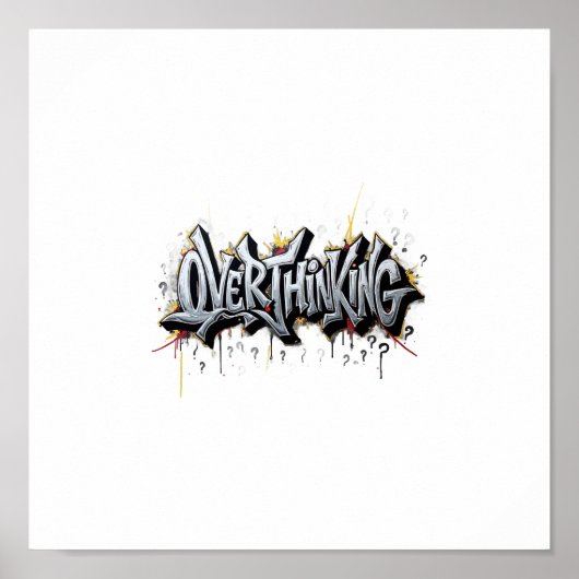Overthinking Chaos Poster (Voorkant)