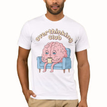 Overthinking Club – Minimalistische Grappige Herse
