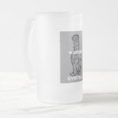 Overtime Home Drinkware Barware Frosted Beer Glass Matglas Bierpul (Voorkant links)