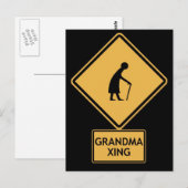 overtocht door oma briefkaart (Voorkant / Achterkant)