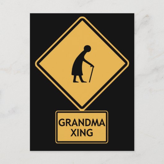 overtocht door oma briefkaart (Voorkant)