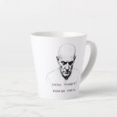 Overtollige Gedachten? Premium Editie Latte Mok (Rechterhoek)