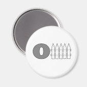 Overtreding (van hek) magneet (Voorkant / Achterkant)
