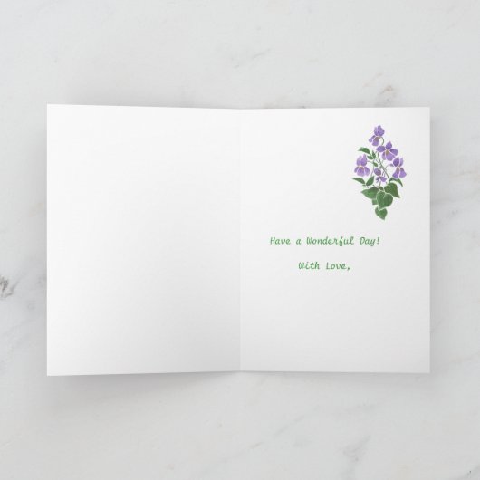 Overtredingen, Moederdag aan persoonlijke voorkeur Kaart (Binnen)