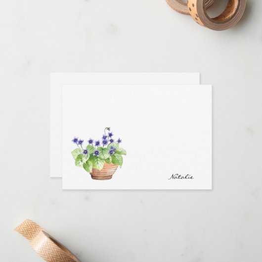 Overtredingen Notitiekaartje (Voorkant / Achterkant in situ)