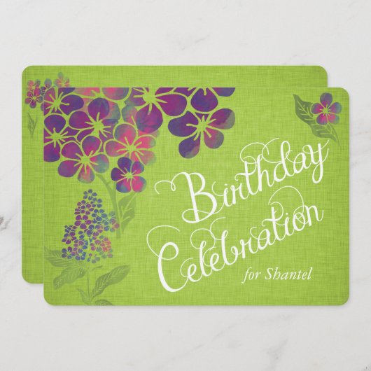 Overtredingen op groene linen Aangepaste dag uitno Kaart (Voorkant / Achterkant)