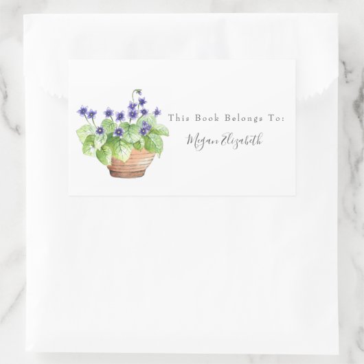 Overtredingen Rechthoekige Sticker (Tas)