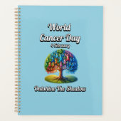 Overtrof de schaduw. Wereldkankerdag Planner (Voorkant)