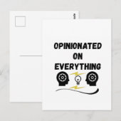 Overtuigd van alles briefkaart (Voorkant / Achterkant)