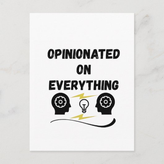 Overtuigd van alles briefkaart (Voorkant)