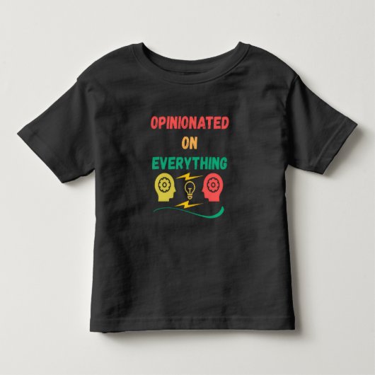 Overtuigd van alles kinder shirts (Voorkant)