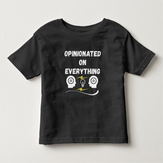 Overtuigd van alles kinder shirts (Voorkant)