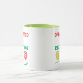 Overtuigd van alles mok (Midden)