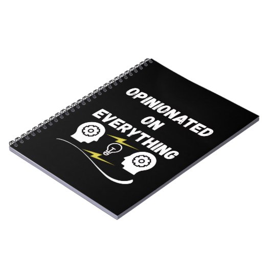 Overtuigd van alles notitieboek (Linkerzijde)