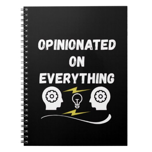 Overtuigd van alles notitieboek (Voorkant)