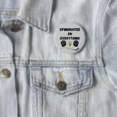 Overtuigd van alles ronde button 5,7 cm (In situ)