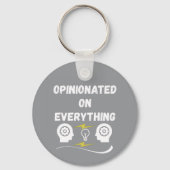 Overtuigd van alles sleutelhanger (Achterkant)