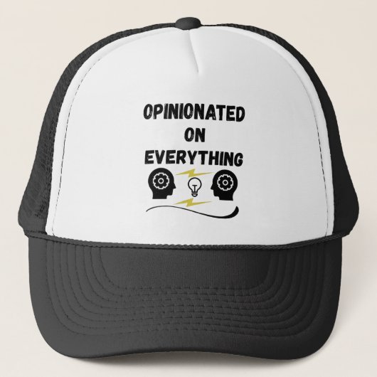 Overtuigd van alles trucker pet (Voorkant)