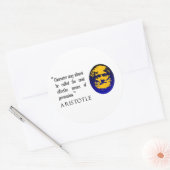 Overtuiging, Aristoteles citaat stickers (Envelop)