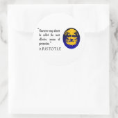 Overtuiging, Aristoteles citaat stickers (Tas)