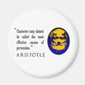 Overtuiging, Karakter, Aristoteles citaatmagneet Magneet