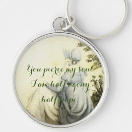 Overtuigingslijn op Jane Austen portret Compact Mi Sleutelhanger