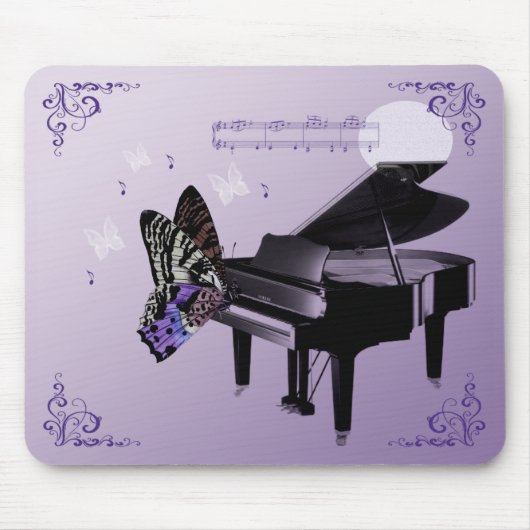 Overture Butterfly Mousepad Muismat (Voorkant)