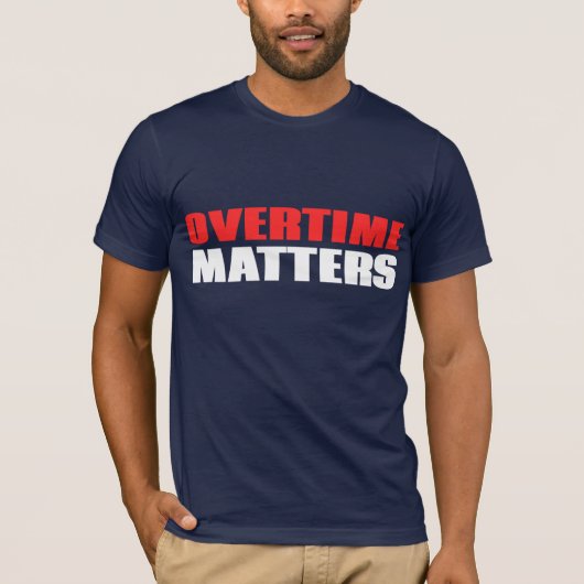 Overuren T-shirt (Voorkant)