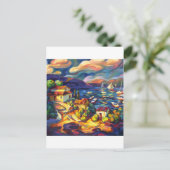 Overval door het Zee Briefkaart (Staand voorkant)