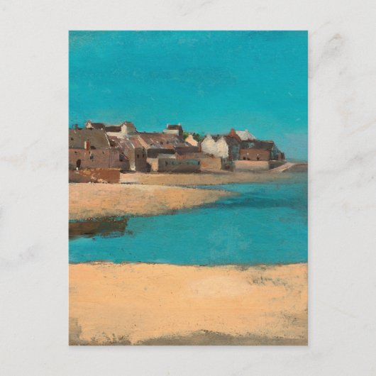 Overval door het Zee in Bretagne door Odilon Redon Briefkaart (Voorkant)