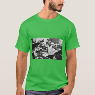 Overval op het dode bankfiliaal retro t-shirt